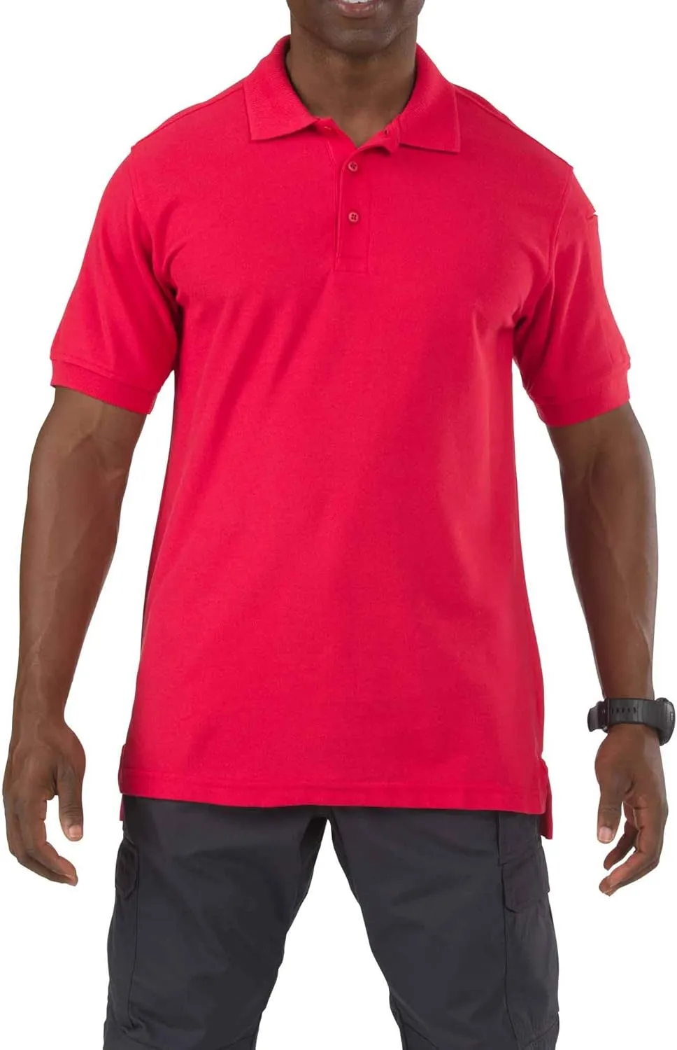 5.11 Tactical Utility Short Sleeve Polo Shirt, Poly-Cotton Fabric, Wrinkle Resistant, Style 41180