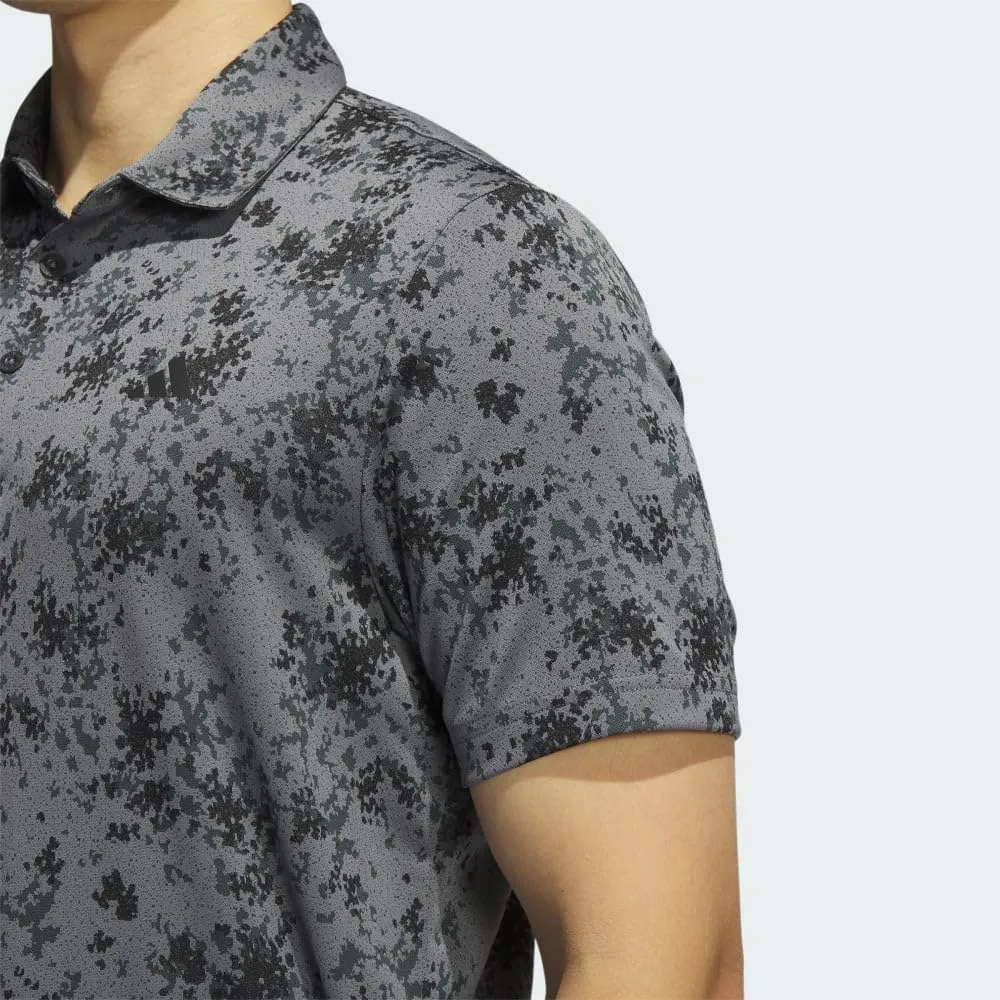 adidas Men's Burst Jacquard Golf Polo Shirt