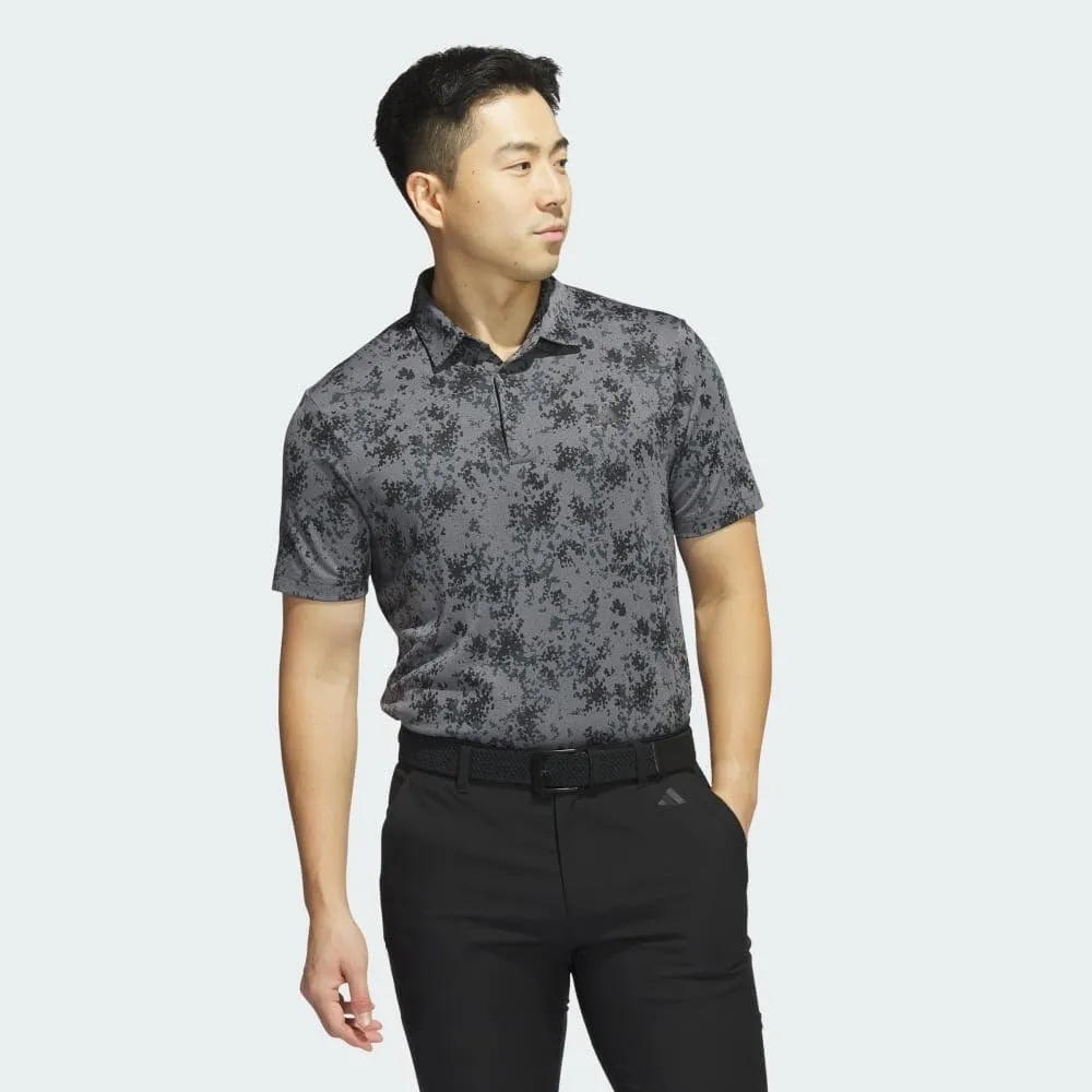 adidas Men's Burst Jacquard Golf Polo Shirt