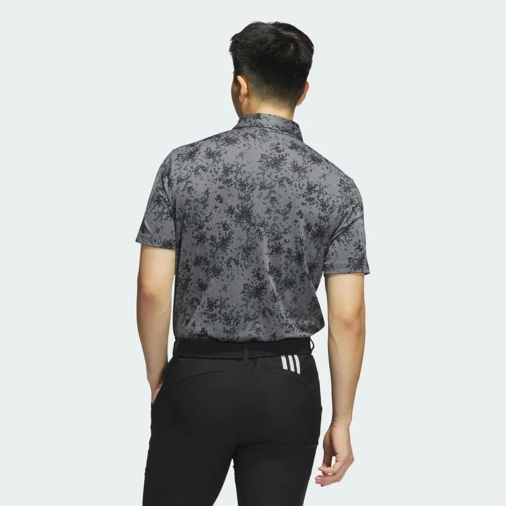 adidas Men's Burst Jacquard Golf Polo Shirt