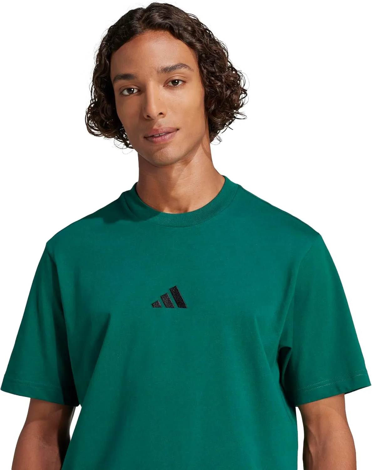 adidas Men's Essentials Small Logo Single Jersey T-Shirt