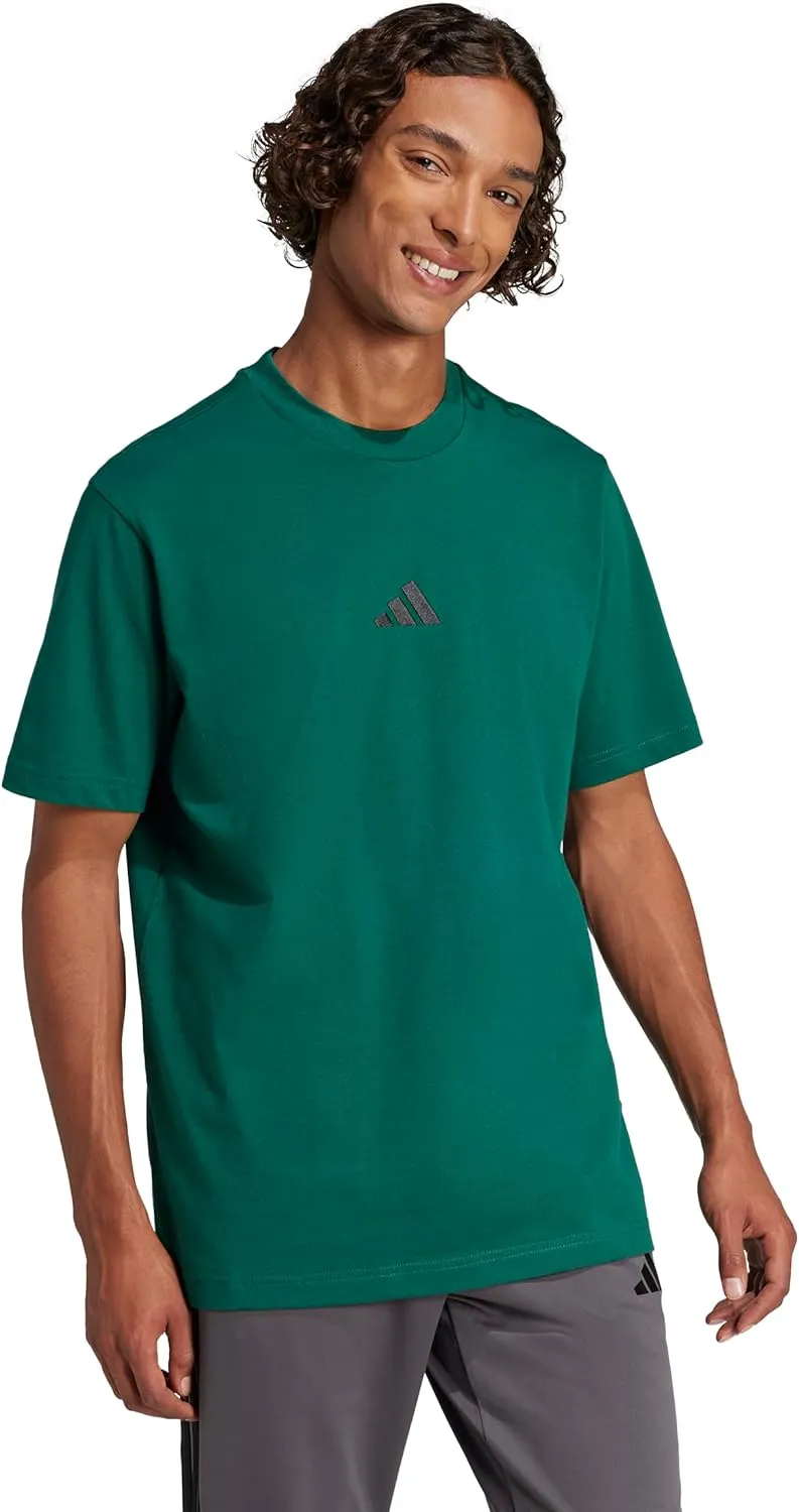 adidas Men's Essentials Small Logo Single Jersey T-Shirt