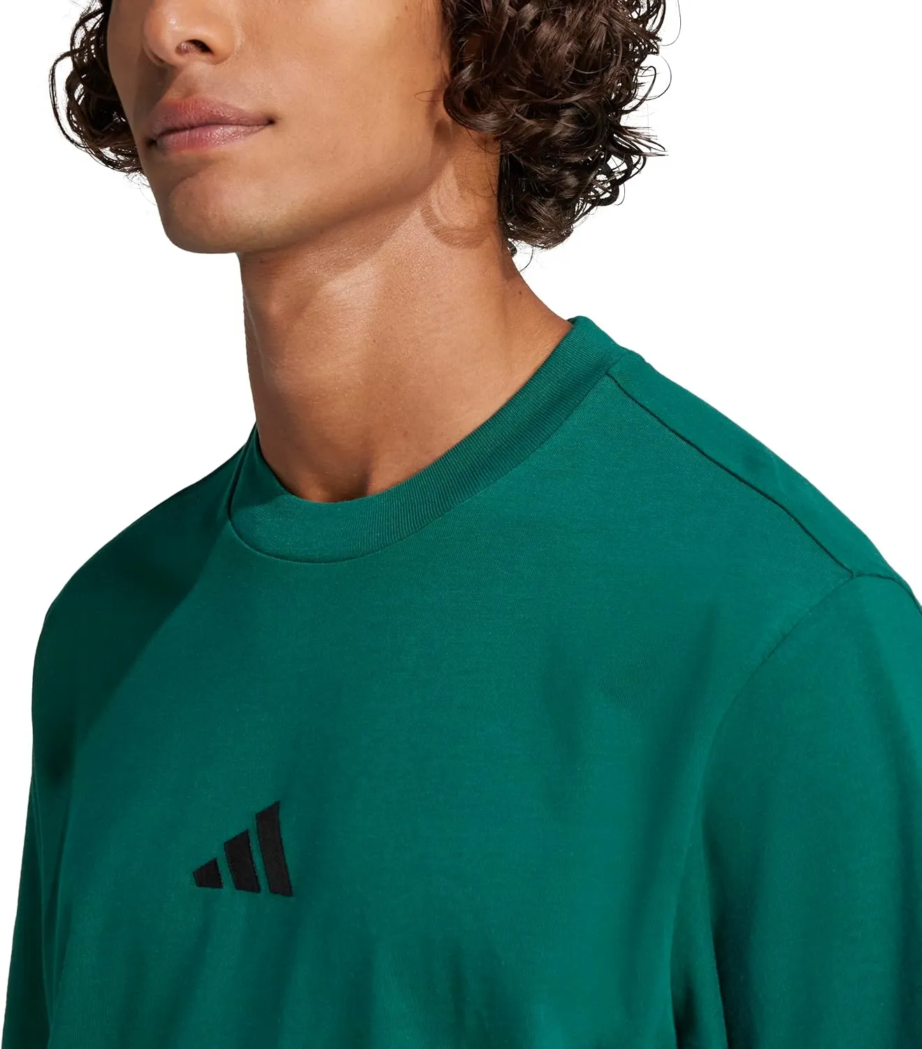 adidas Men's Essentials Small Logo Single Jersey T-Shirt