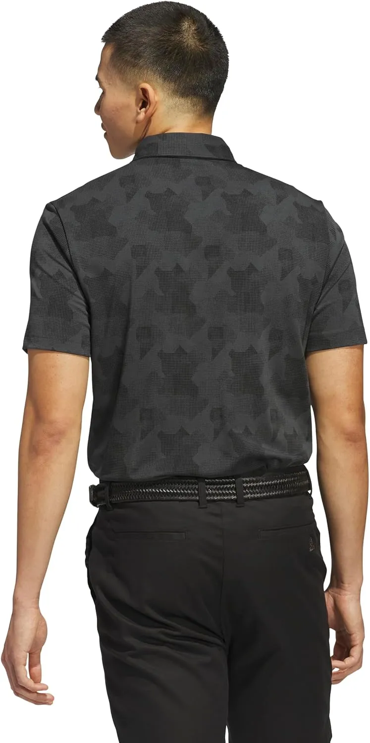 adidas Men's Go-To Printed Golf Polo Shirt
