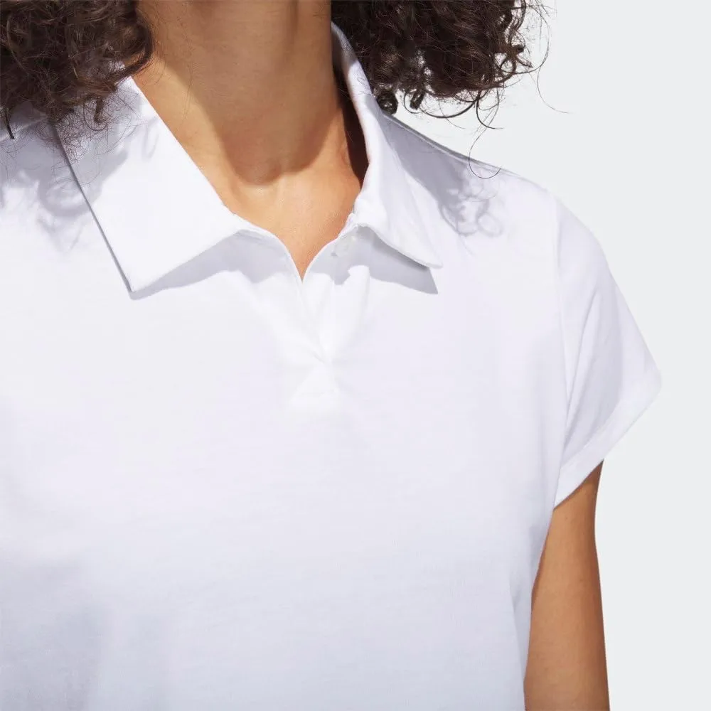 adidas Women's Go-to Heathered Golf Polo Shirt