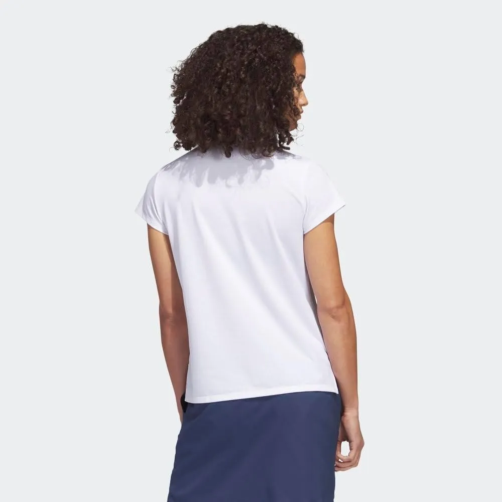 adidas Women's Go-to Heathered Golf Polo Shirt