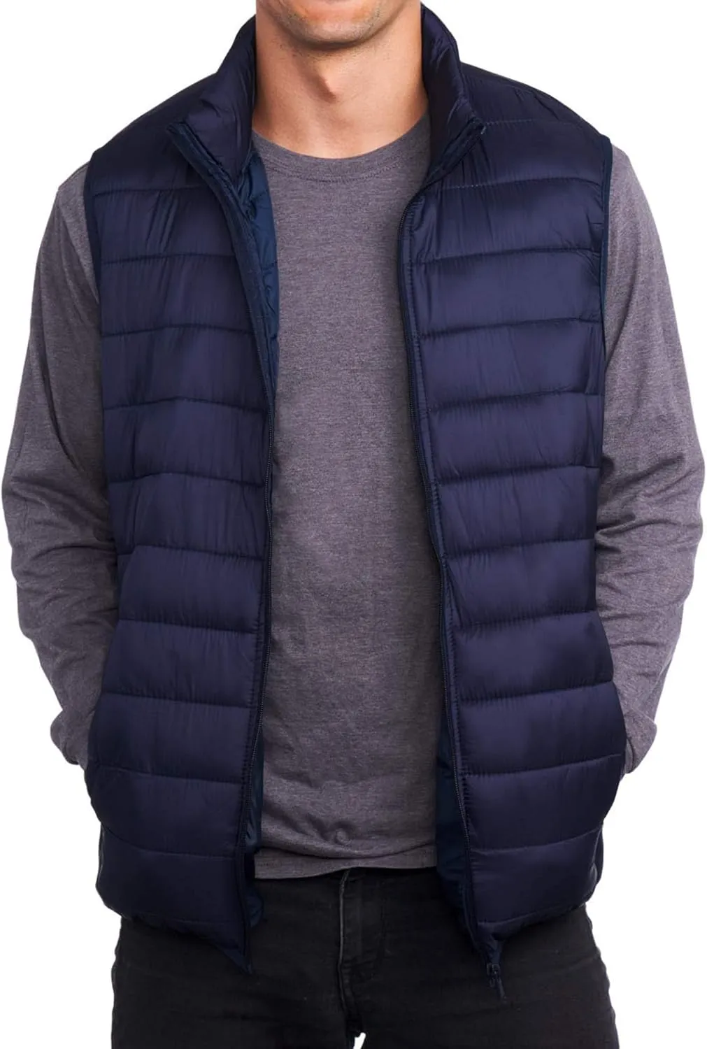 Alpine Swiss Clark Mens Lightweight Down Alternative Vest Jacket