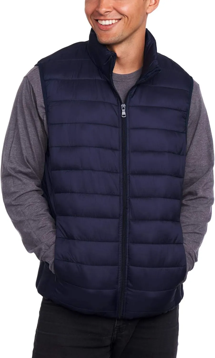 Alpine Swiss Clark Mens Lightweight Down Alternative Vest Jacket