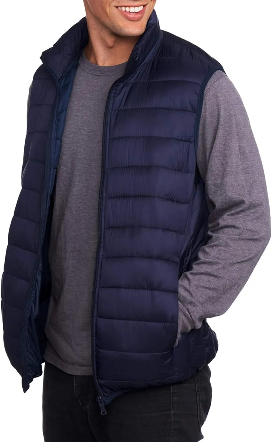 Alpine Swiss Clark Mens Lightweight Down Alternative Vest Jacket