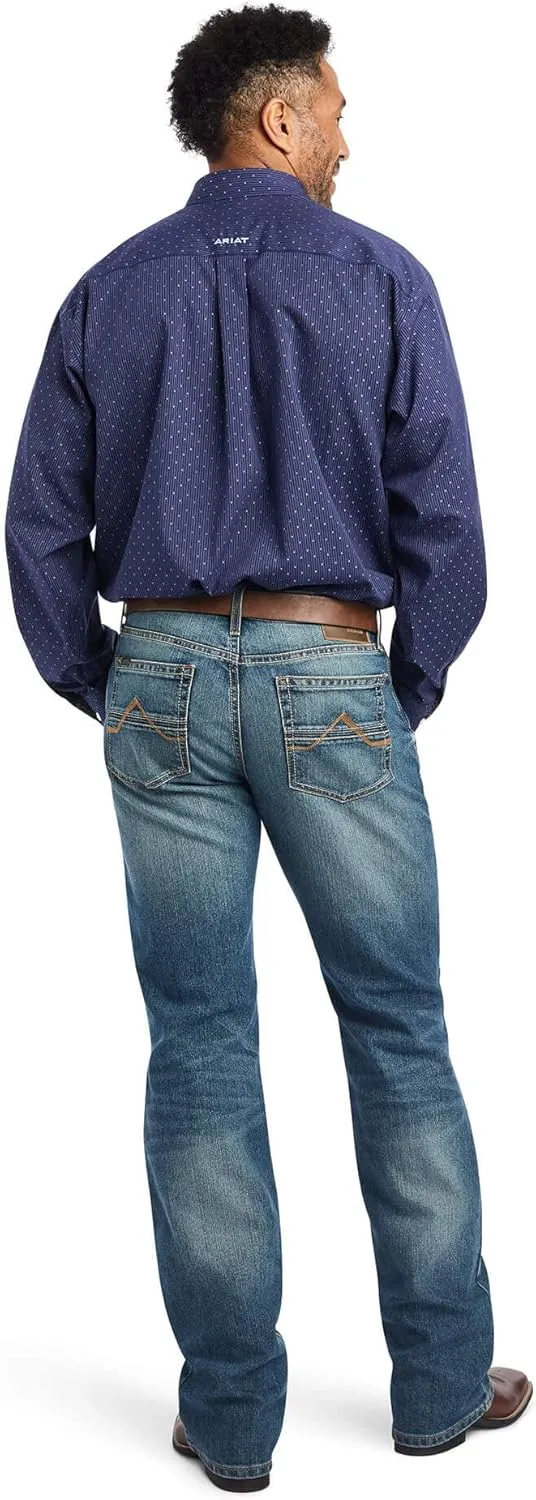 Ariat Men's Solid Slub Classic Fit Shirt