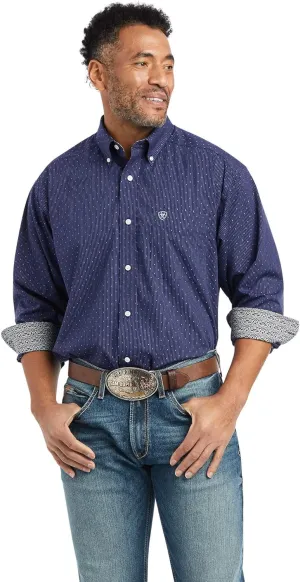 Ariat Men's Solid Slub Classic Fit Shirt