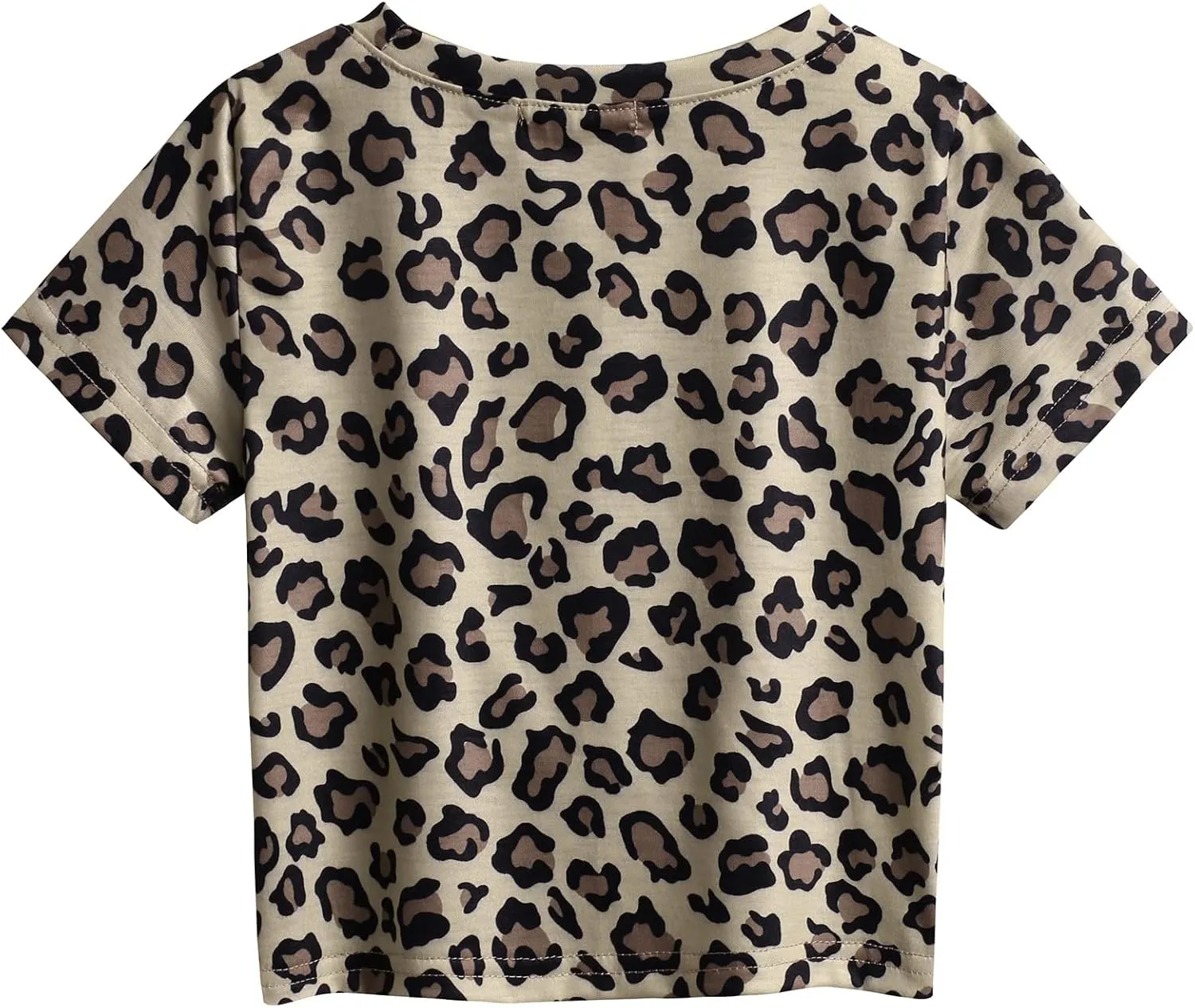Arshiner Girls Casual Tie Dye Short-Sleeve T-Shirt Cute Print Summer Blouse for Girls Twist Front Tunic Tee Tops