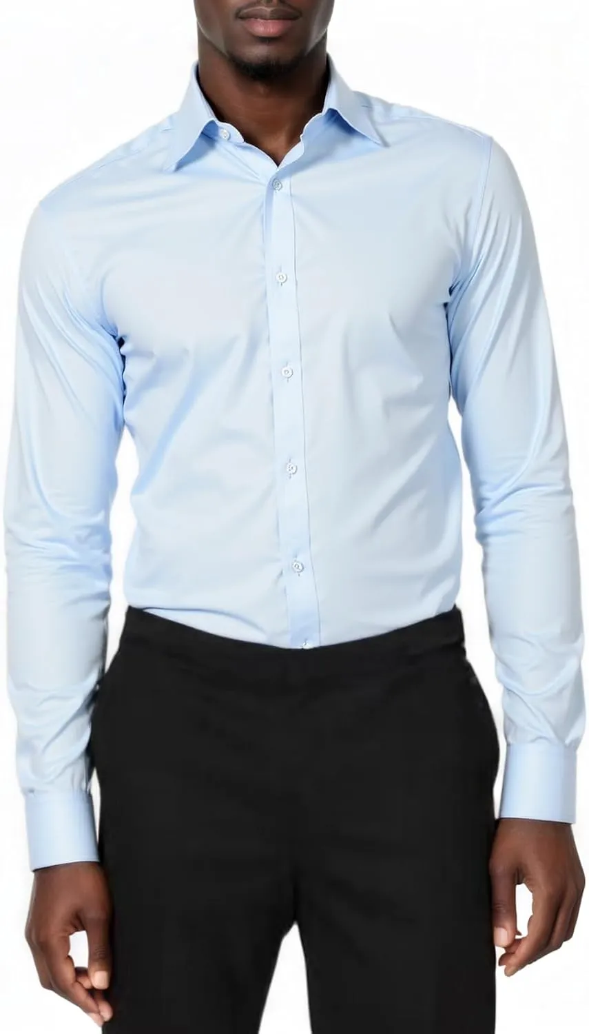 Beninos Men's Dress Shirts Casual Long Sleeve Button Down Shirt