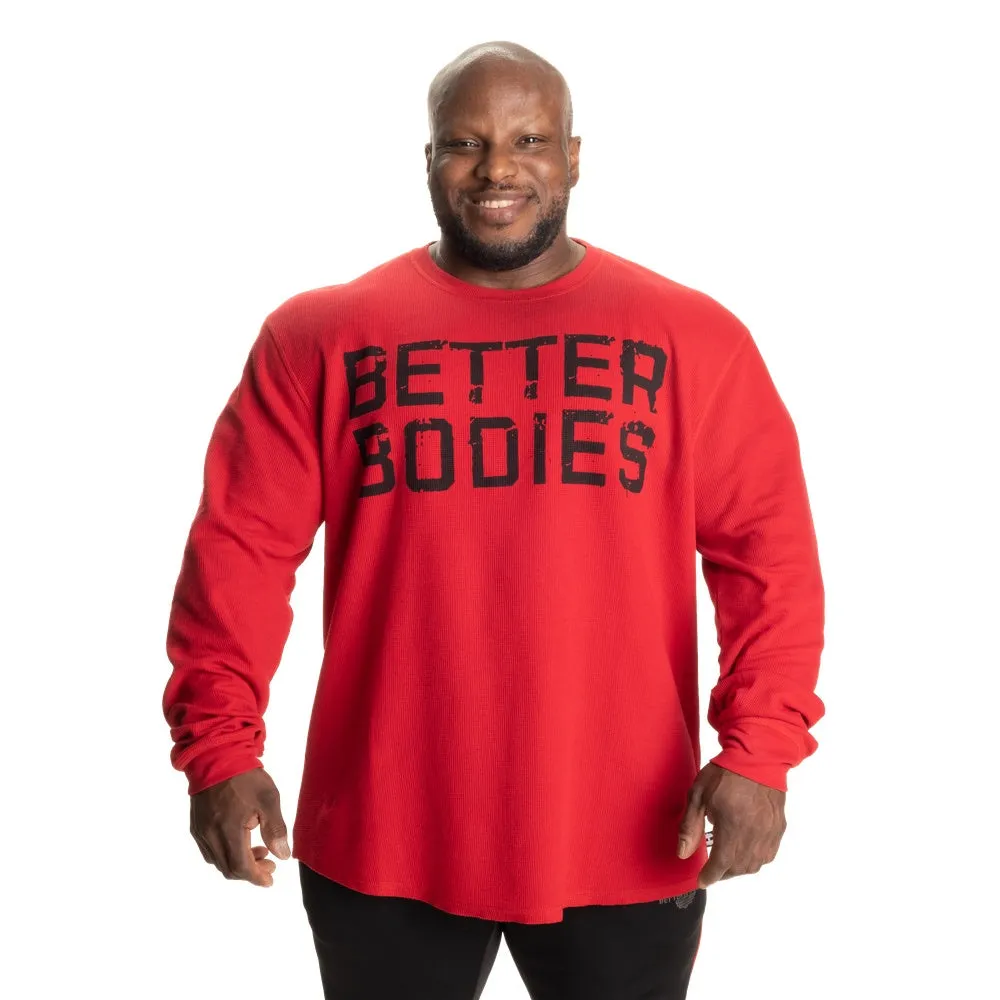 BETTER BODIES THERMAL SWEATER (Chili Red) - ملابس رياضية