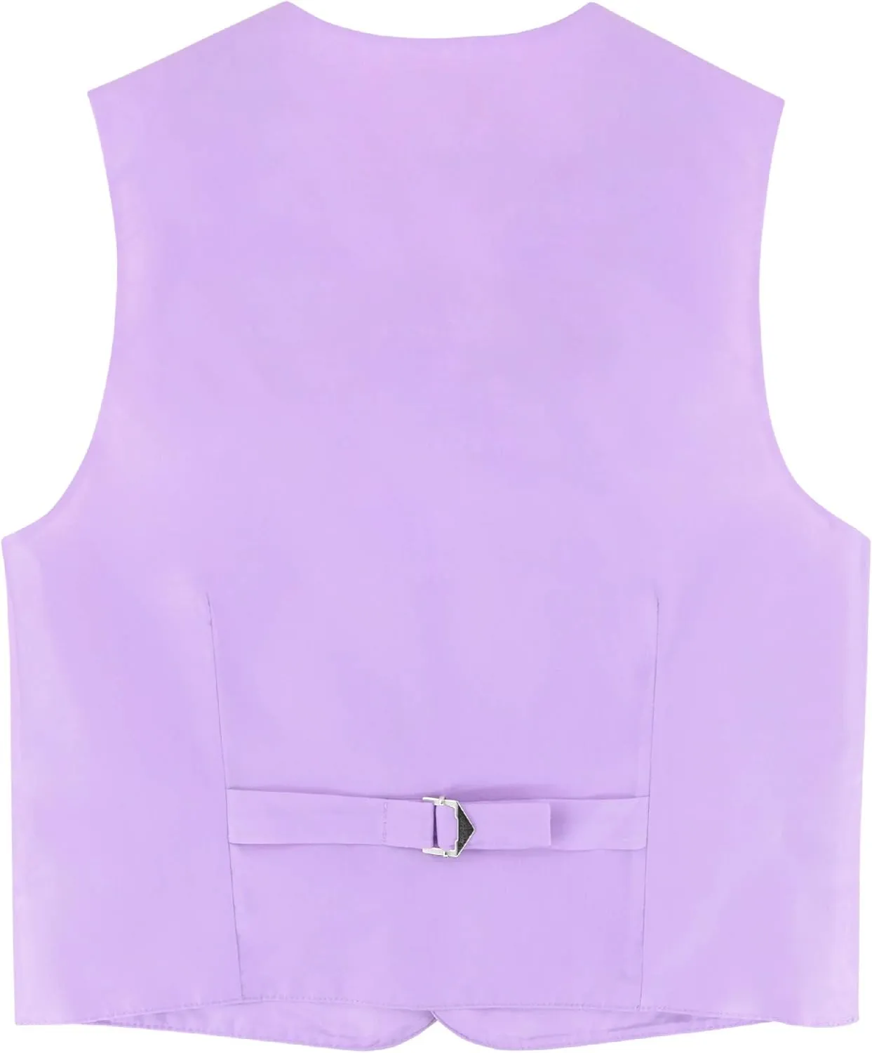 BOY'S Dress Vest & BOW Tie Solid Lavender Purple Color BowTie Set