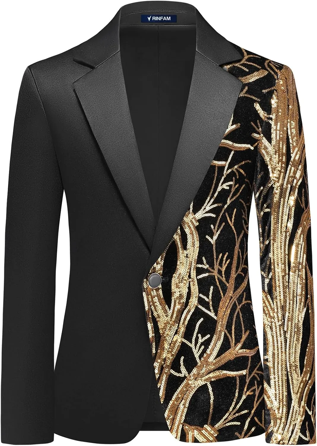 Boys Formal Tuxedo Suit Set Size 4-16 Sequin Blazer 2 Piece Satin Jacket Black Pants Kids and Teen Boys Dress Outfit