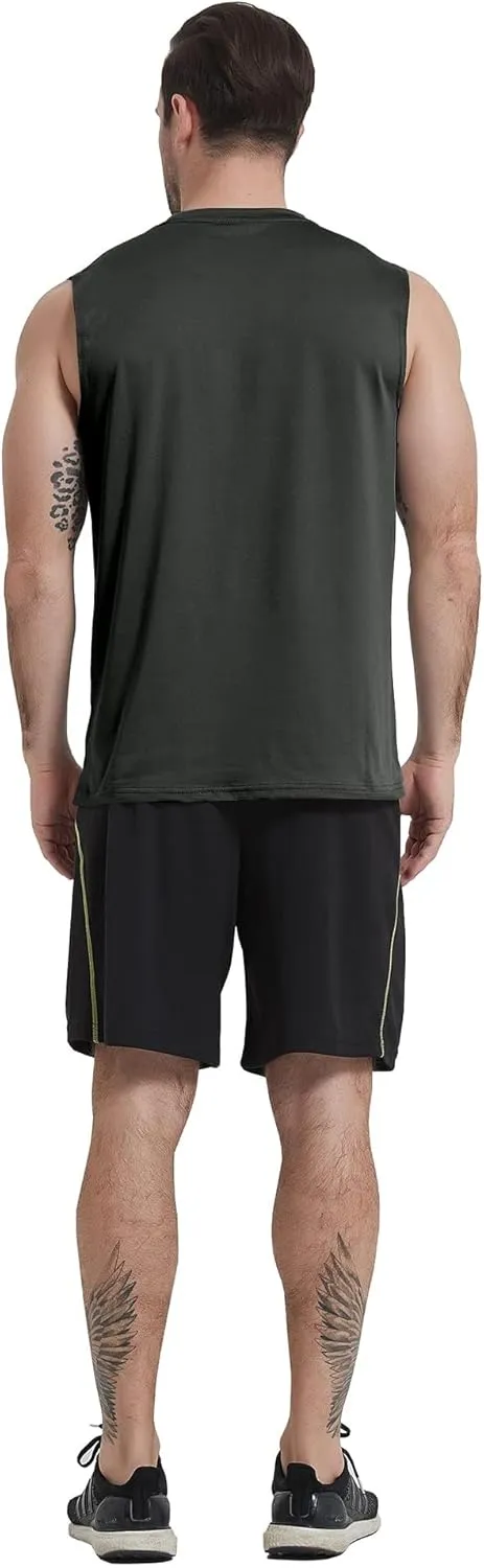 Boyzn Men's 3 Pack Workout Tank Tops Gym Athletic Muscle Tee Bodybuilding Fitness Sleeveless T-Shirts
