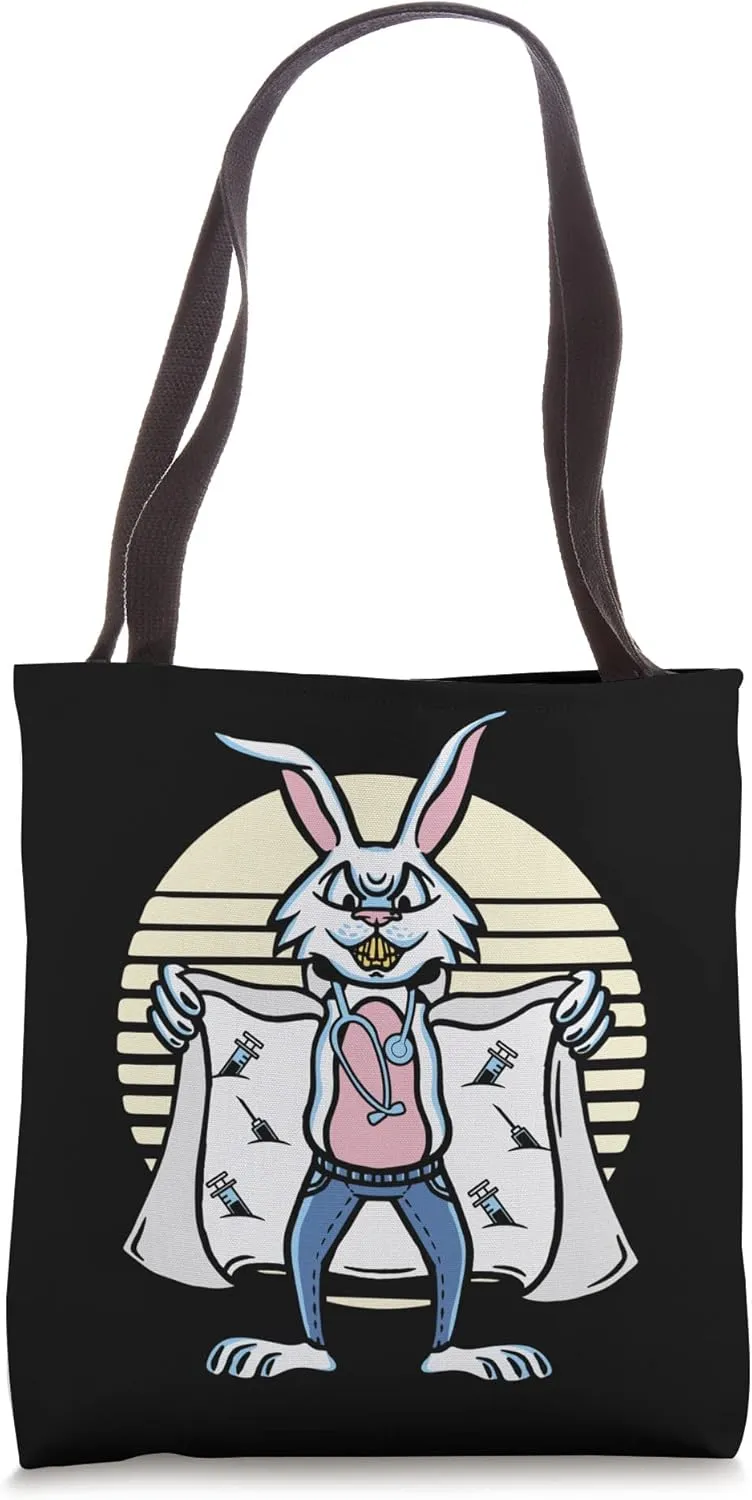 Bunny Rabbit Doctor Tote Bag