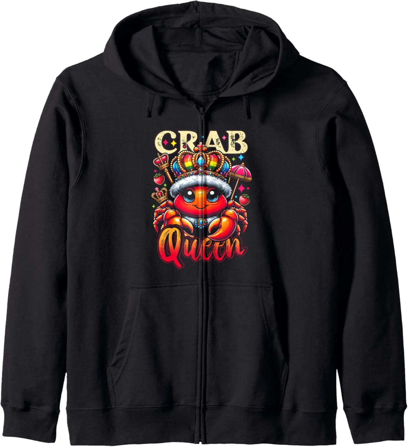 Cartoon Art Zip Hoodie