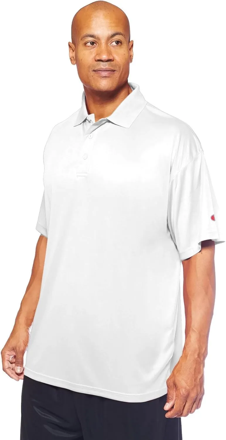 Champion Men's Big & Tall Powertrain Solid Polo Shirt