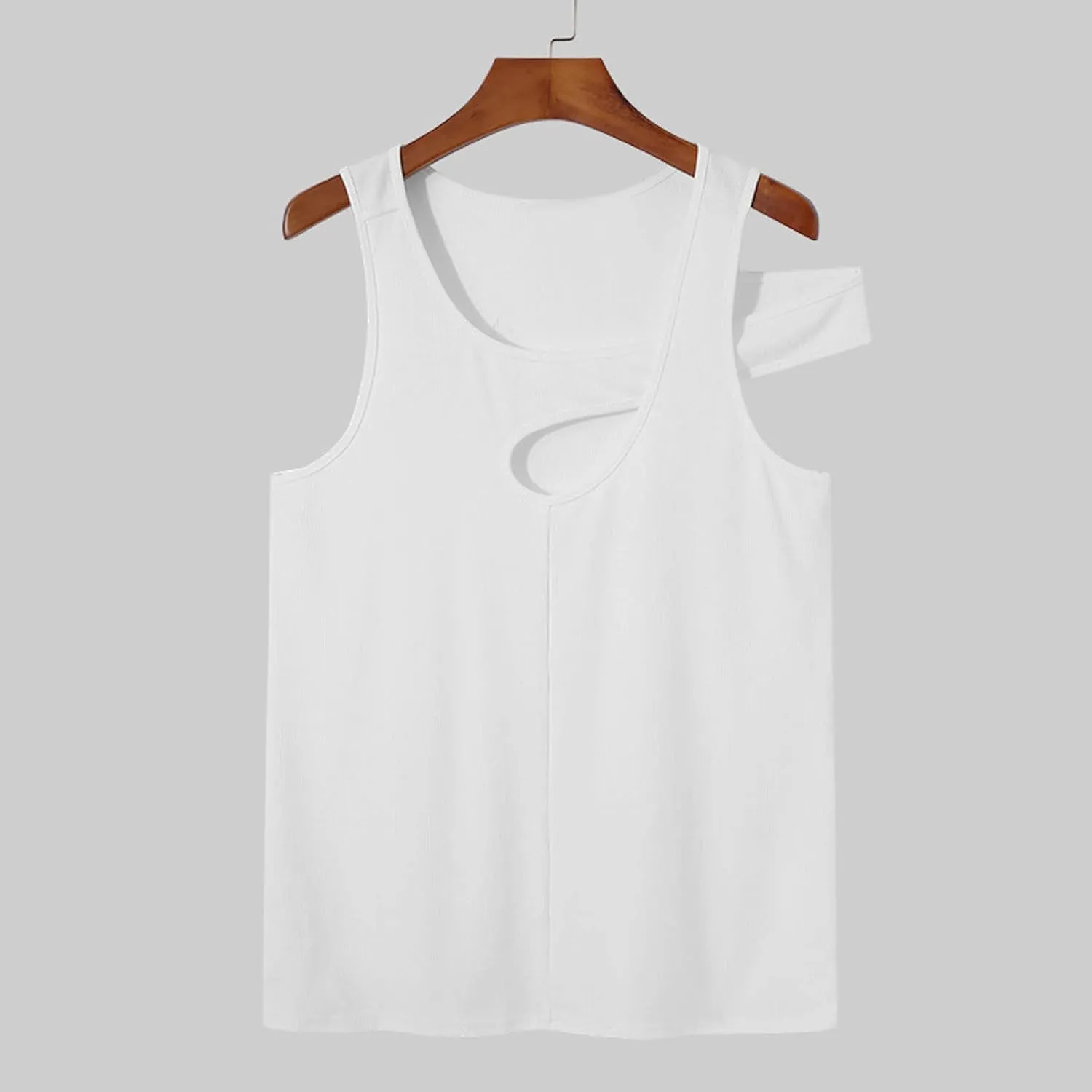 cloudmall Men's Summer Fashion Tank Tops Sexy Sleeveless T Shirts Punk Tee Vest Streetwear