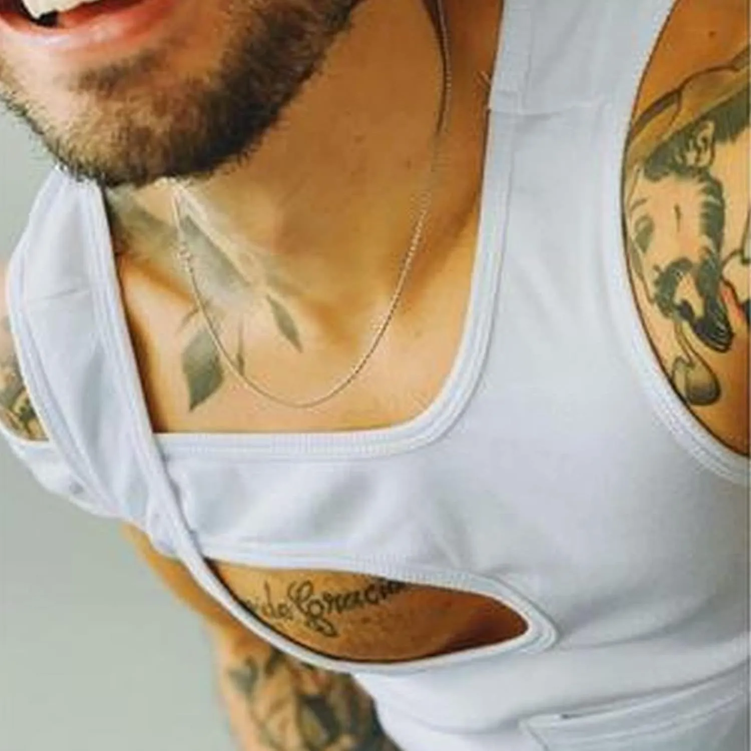 cloudmall Men's Summer Fashion Tank Tops Sexy Sleeveless T Shirts Punk Tee Vest Streetwear