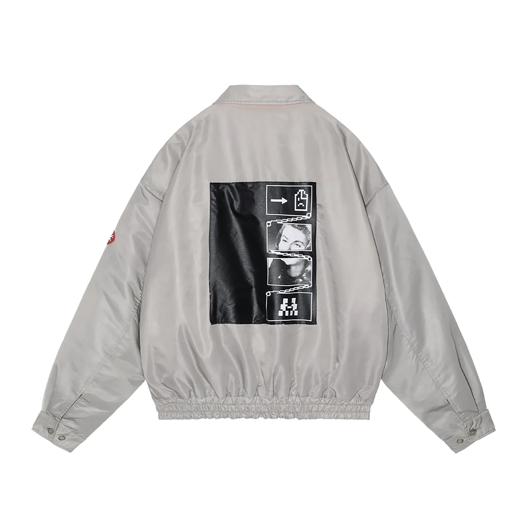 C/N REVERSIBLE ZIP JACKET / GREY