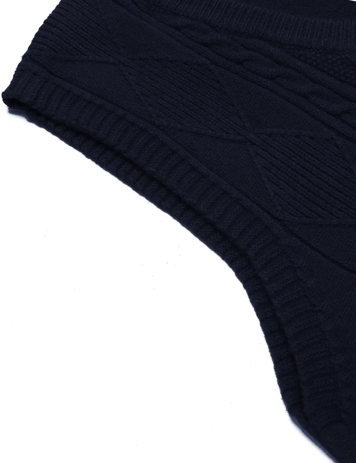 COOFANDY Men's Sweater Vest V Neck Pullover Sweater Sleeveless Knit Casual Slim Fit Vest