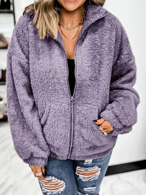 Cozy Zip Up Fleece Jacket