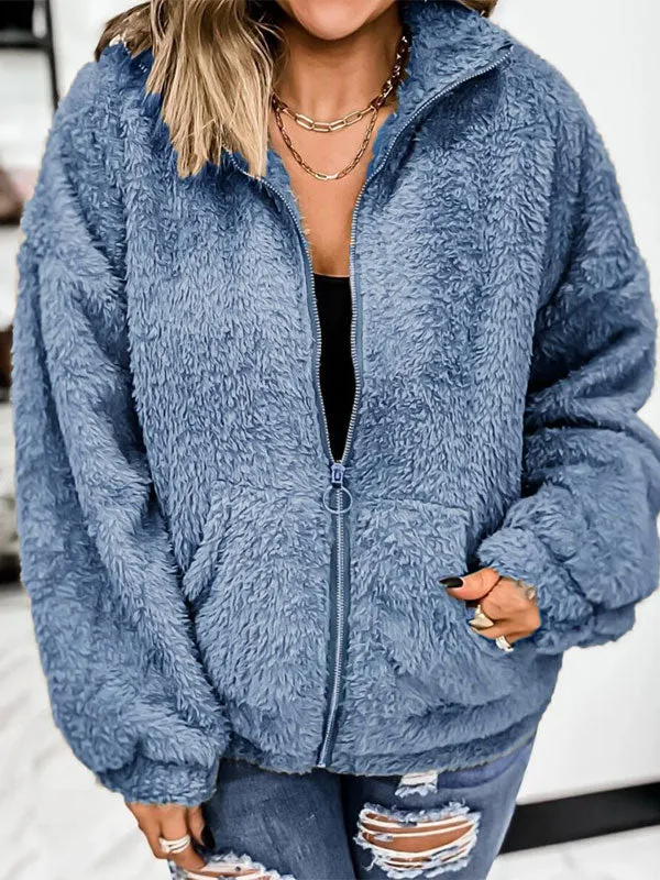 Cozy Zip Up Fleece Jacket