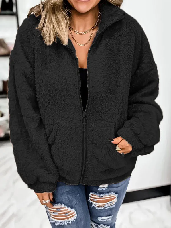 Cozy Zip Up Fleece Jacket