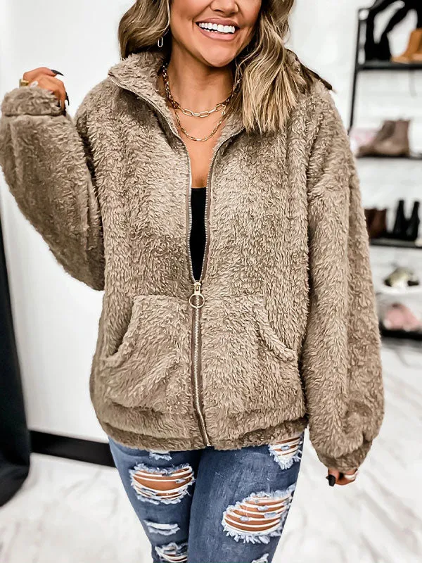 Cozy Zip Up Fleece Jacket