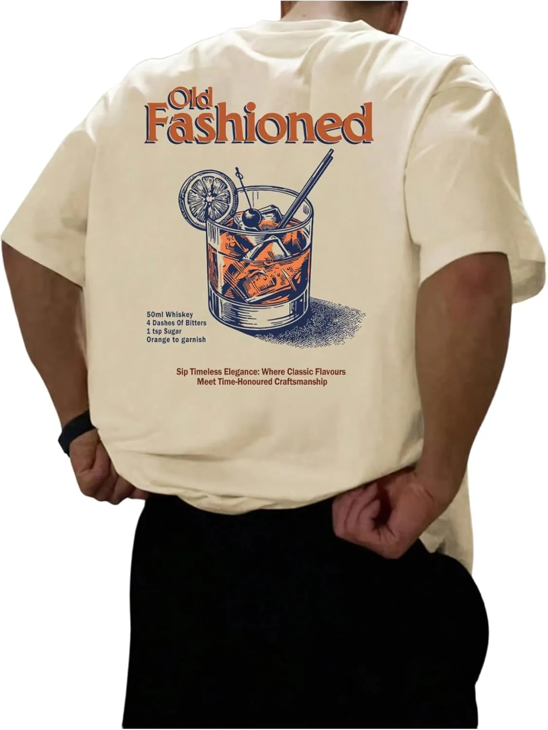 COZYEASE Men's Letter Graphic Tee Casual Short Sleeve Round Neck Summer Shirt Streetwear Top