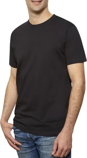 Crewneck 100% Certified Organic Cotton, Soft Shirts for Men
