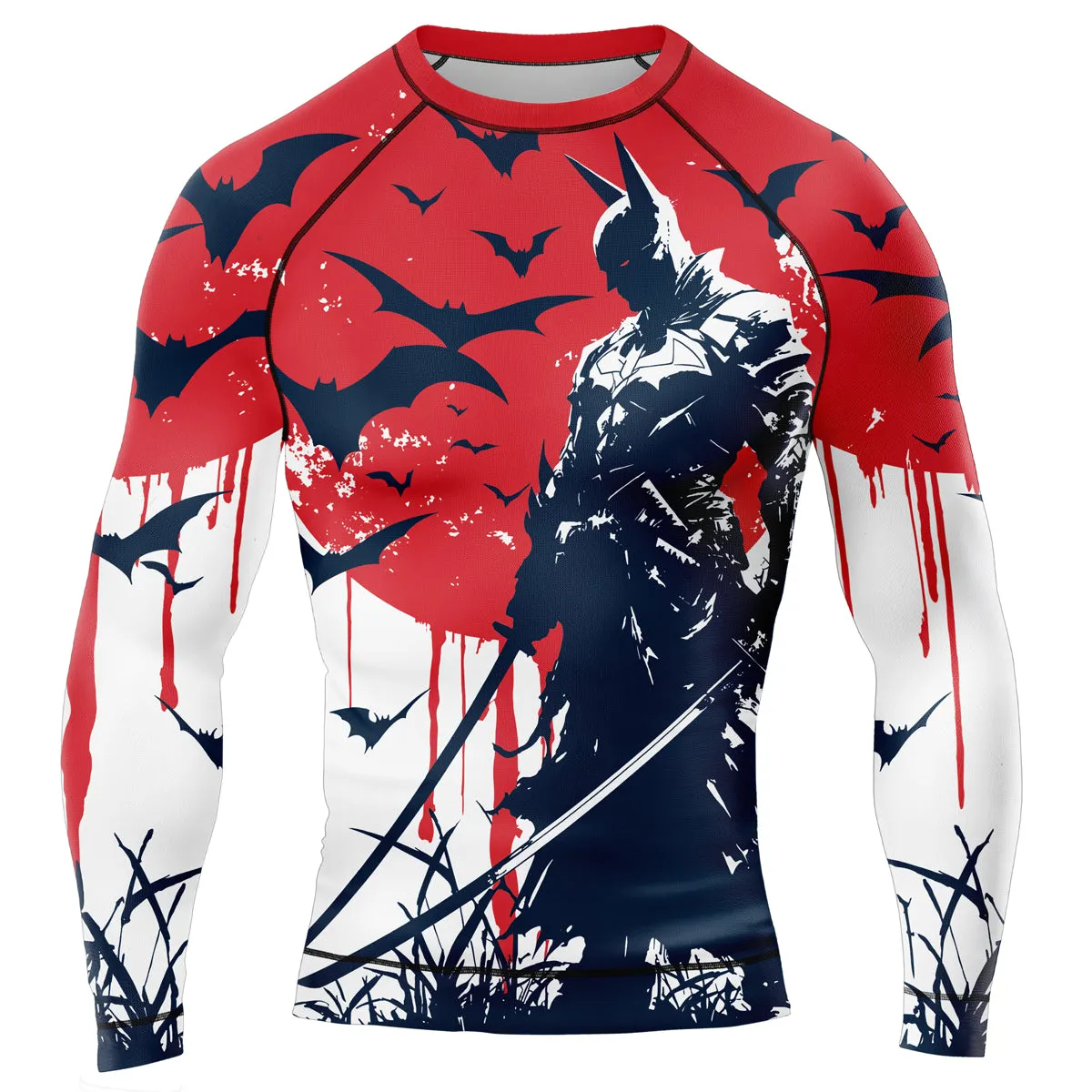 Dark Knight Men's Long Sleeve Rash Guard