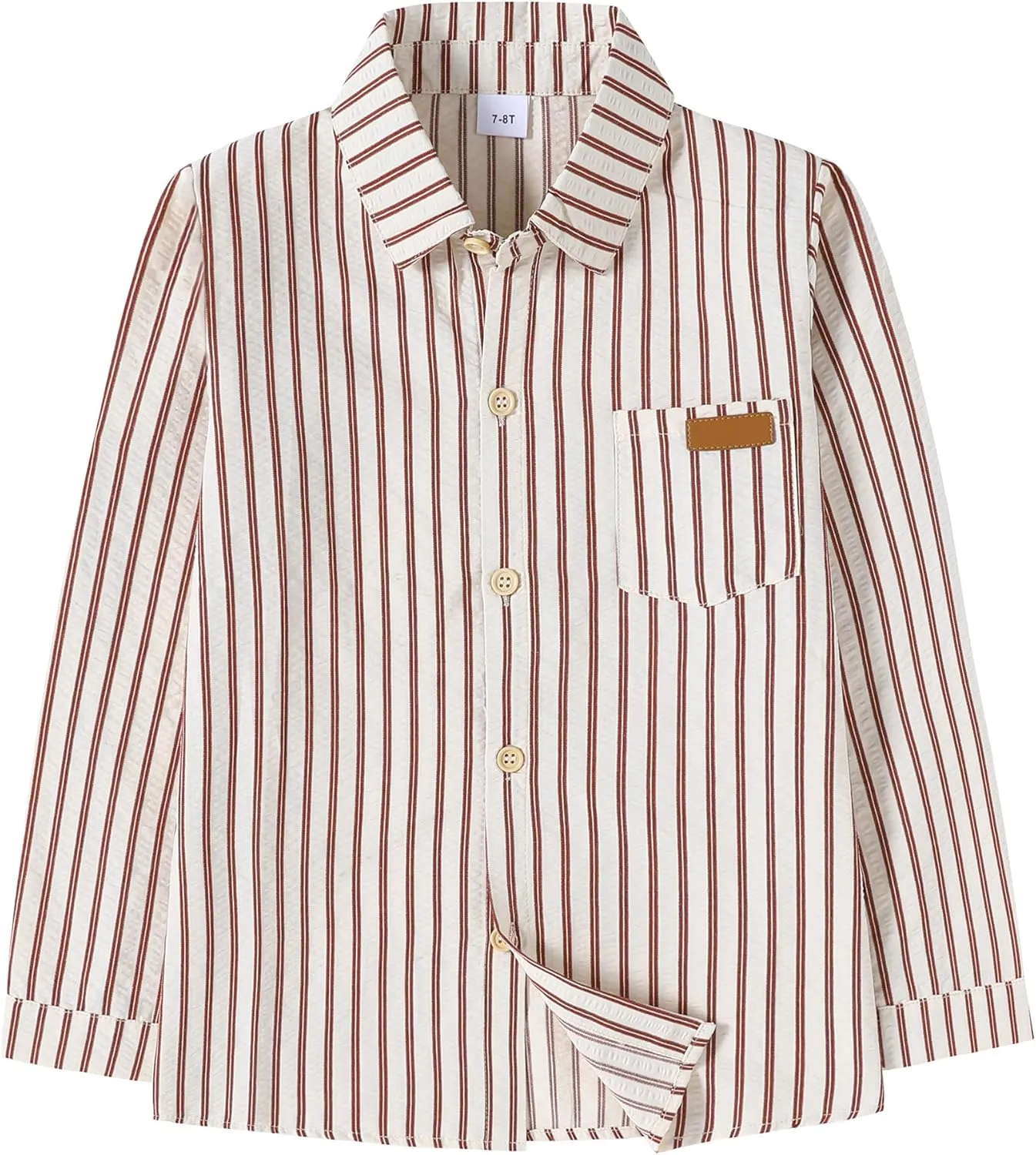 DISAUR Boys Dress Shirts Toddler Boy Button Down Shirt Long Sleeve Removable Bow Tie Button Up Shirt White Formal Graduation