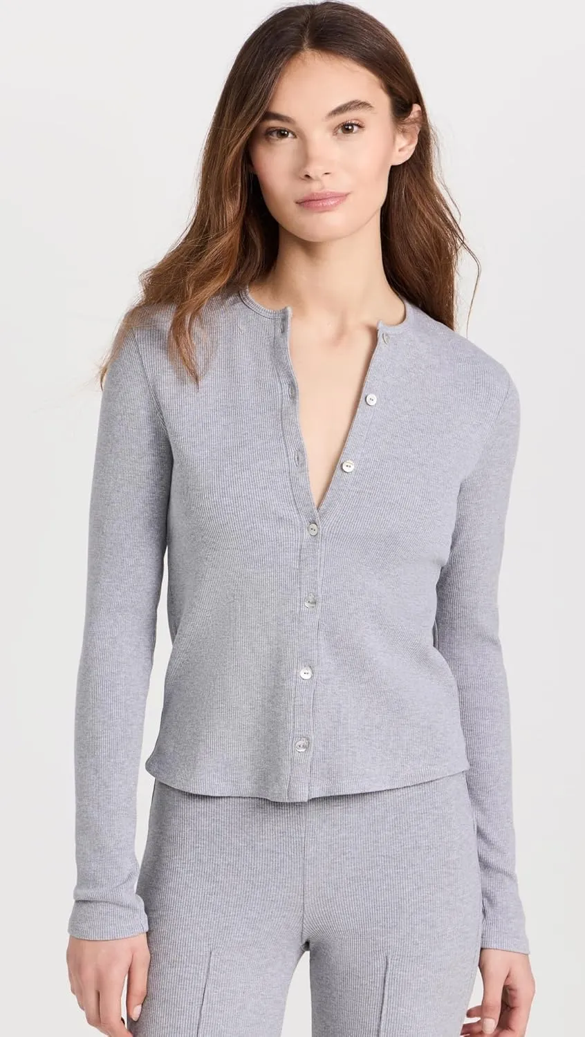 DONNI. Women's Rib Cardi Sweater