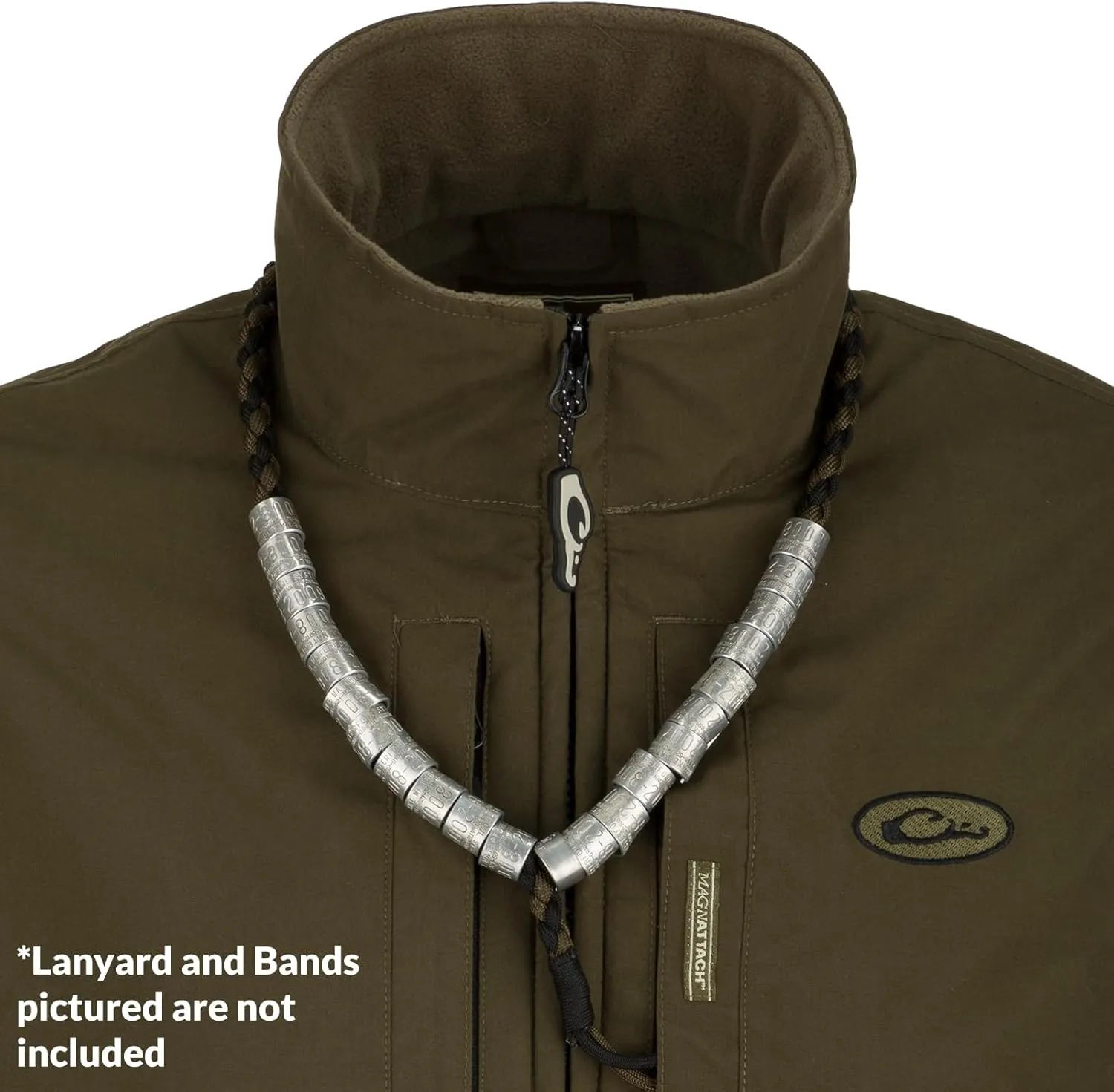 Drake Waterfowl Men's MST Eqwader Insulated Fleece-Lined Waterproof Windproof Breathable Adjustable Outdoor Hunting Vest
