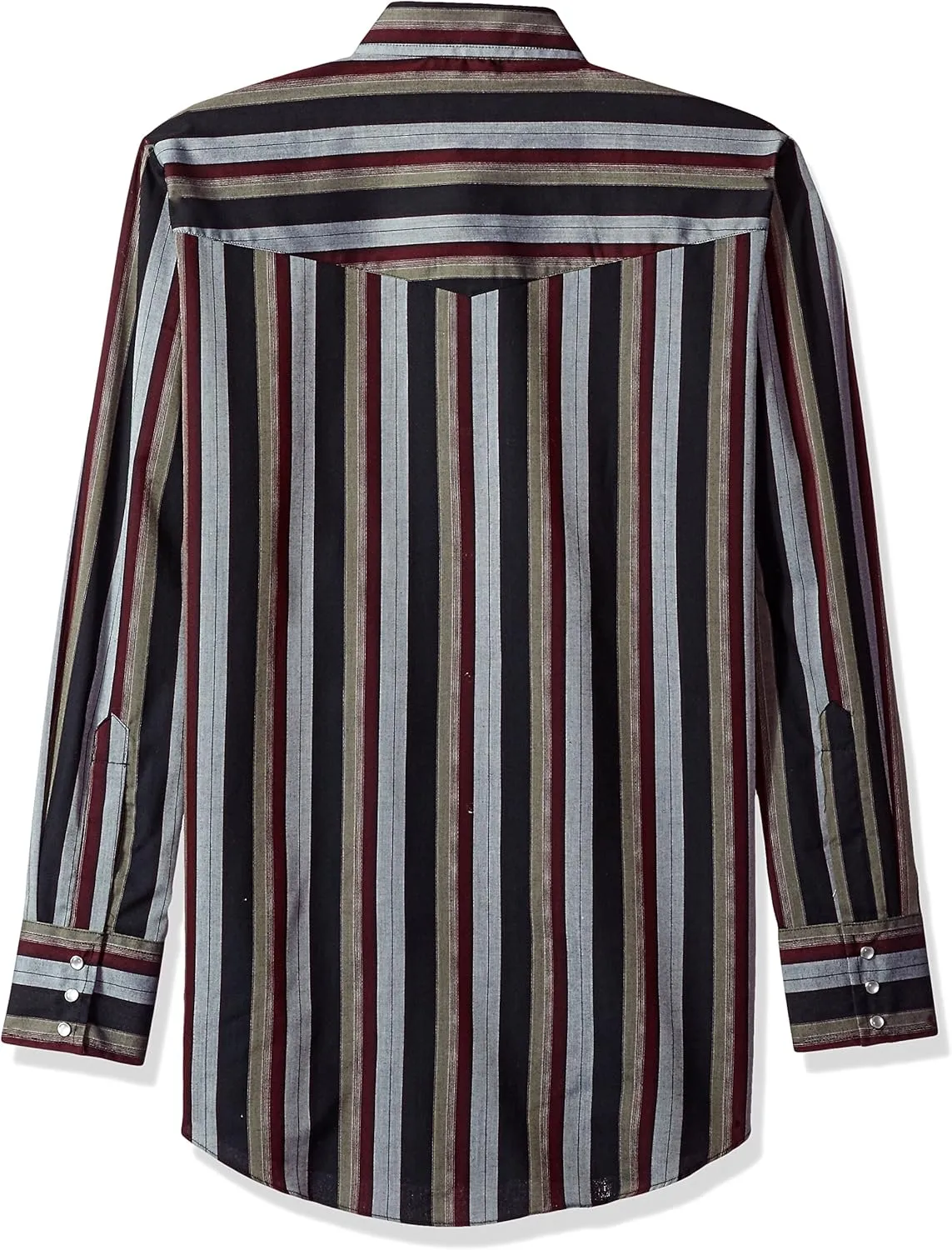 ELY CATTLEMAN Men's Long Sleeve Stripe Western Shirt