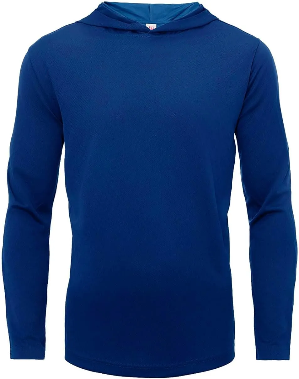 Fishing Shirts for Men Quick Dry Lightweight Long Sleeve Hoodie Shirt Athletic Hooded Workout Tee Shirts
