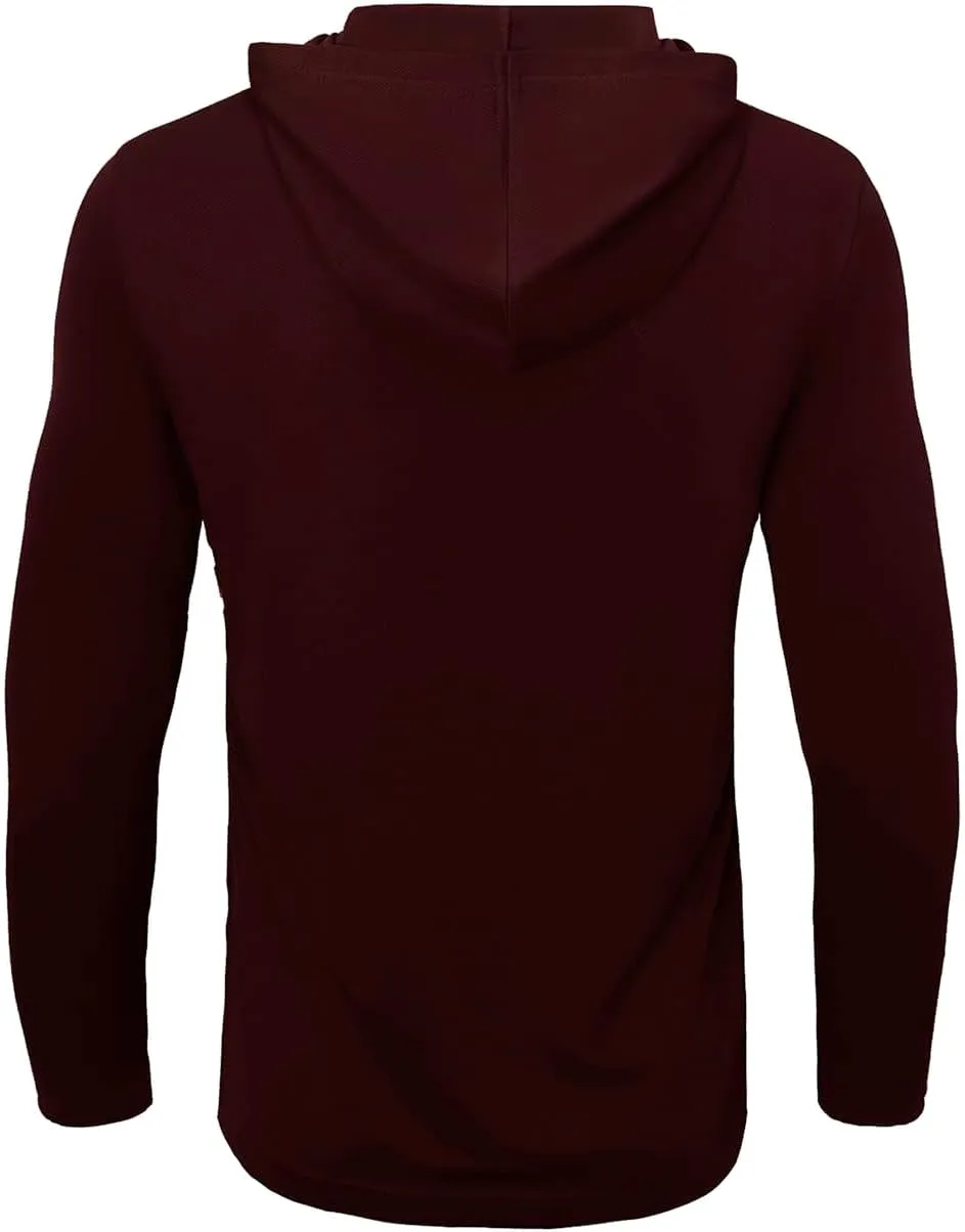 Fishing Shirts for Men Quick Dry Lightweight Long Sleeve Hoodie Shirt Athletic Hooded Workout Tee Shirts