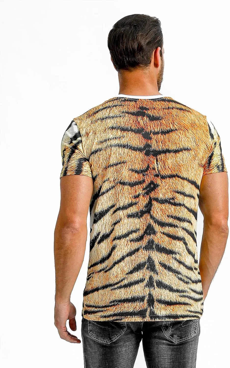 Funny World Men's Animal Print Tuxedo T-Shirts