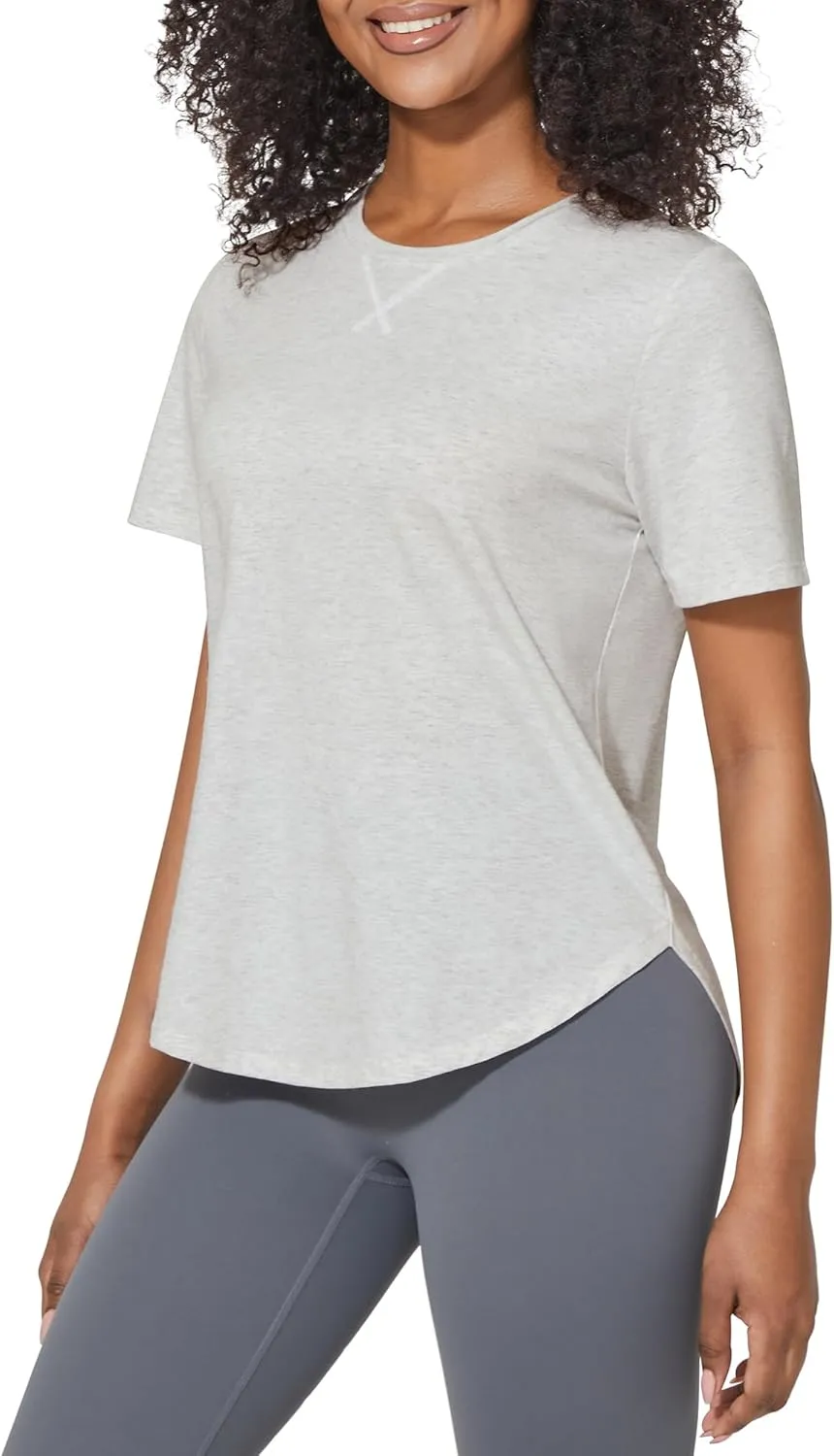 G4Free Short Sleeve Workout Tops for Women Athletic T-Shirts Lightweight Yoga Running Tee Top