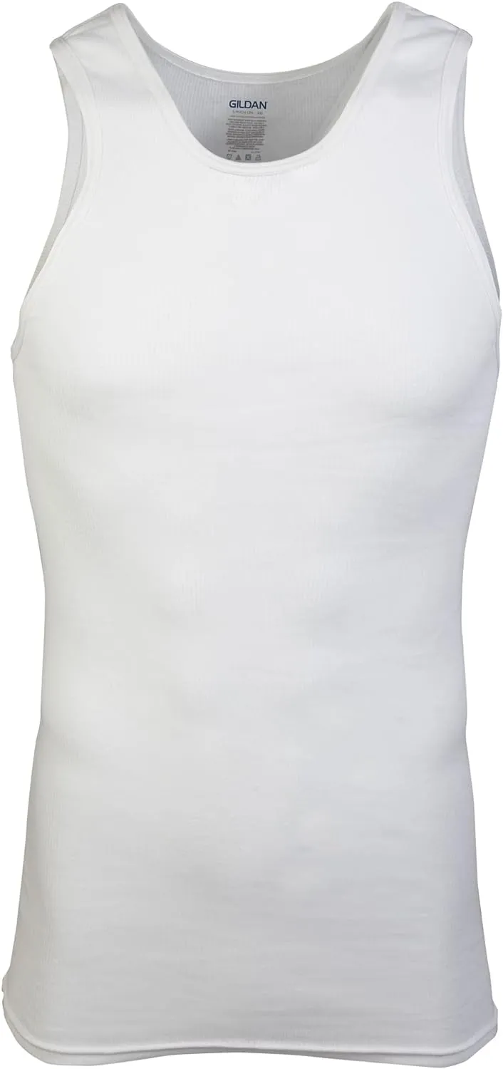 Gildan Men's A-Shirt Tanks, Multipack, Style G1104