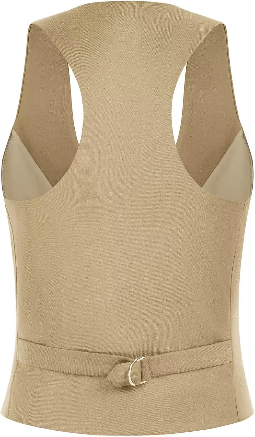 GRACE KARIN Womens Vest Top 2025 Trendy Academia Steampunk Waistcoat Racerback Vest BlazerRuns Small, Suggest Size Up