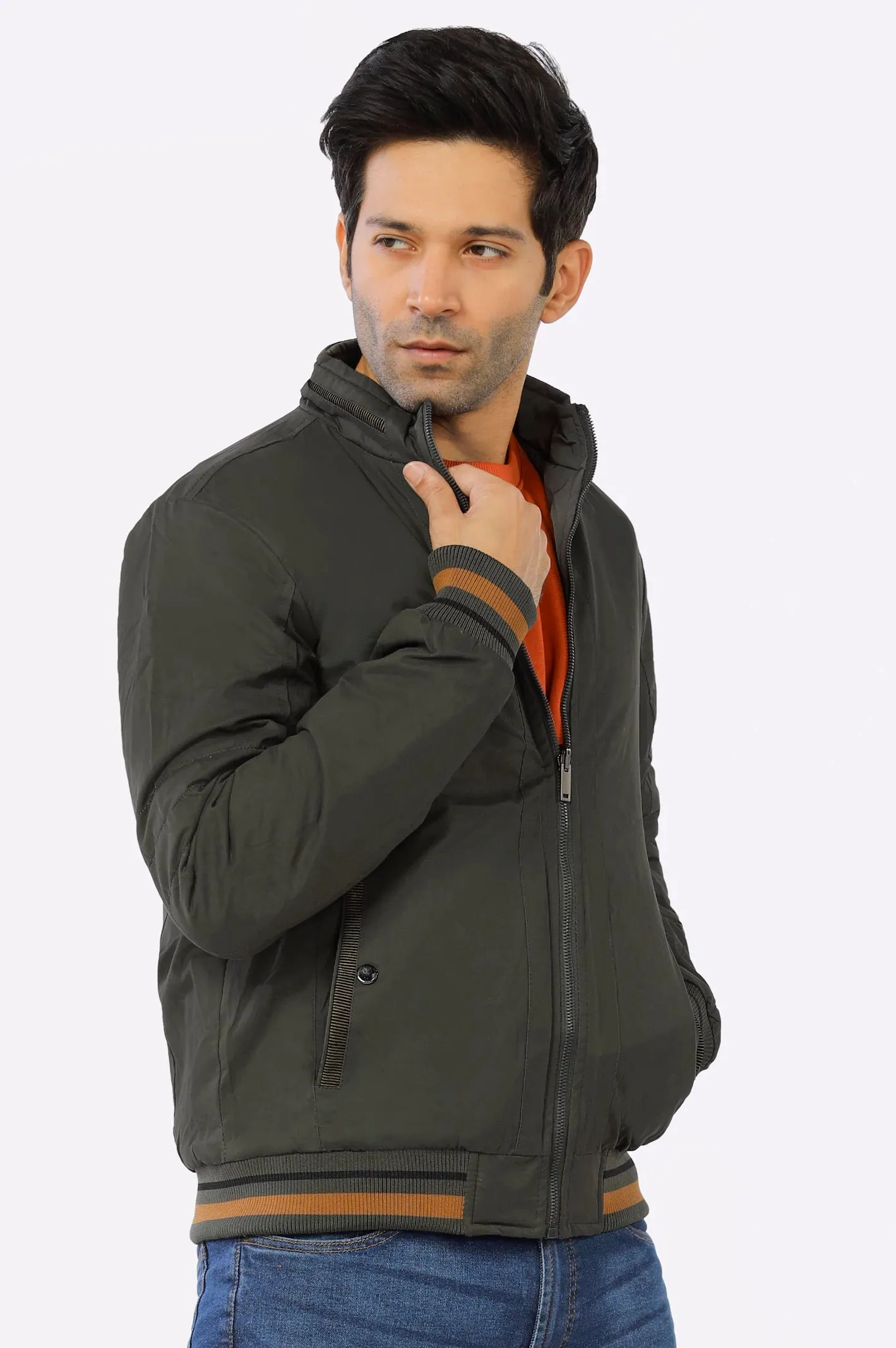 Green Reversible Men's Jacket