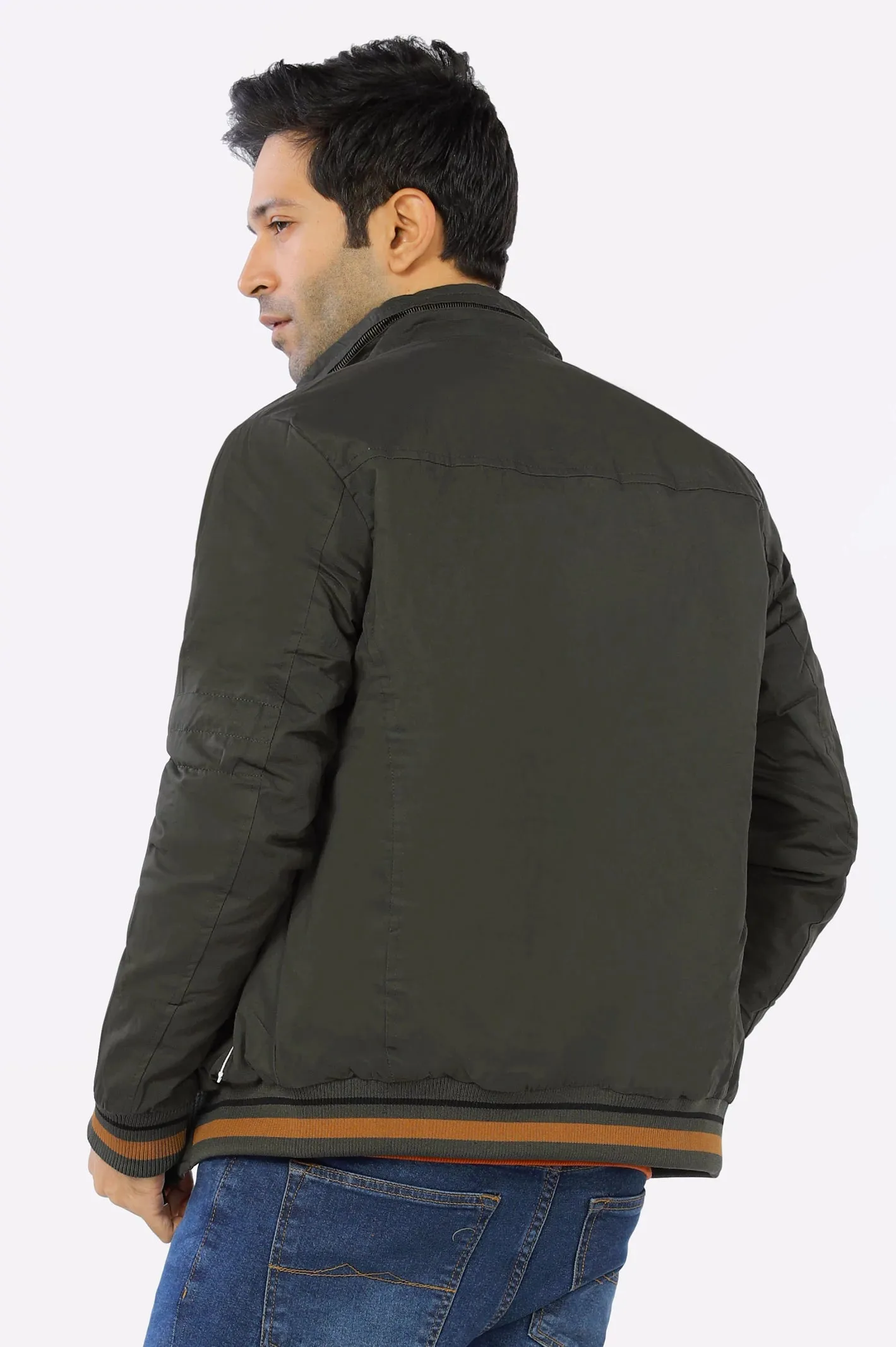 Green Reversible Men's Jacket