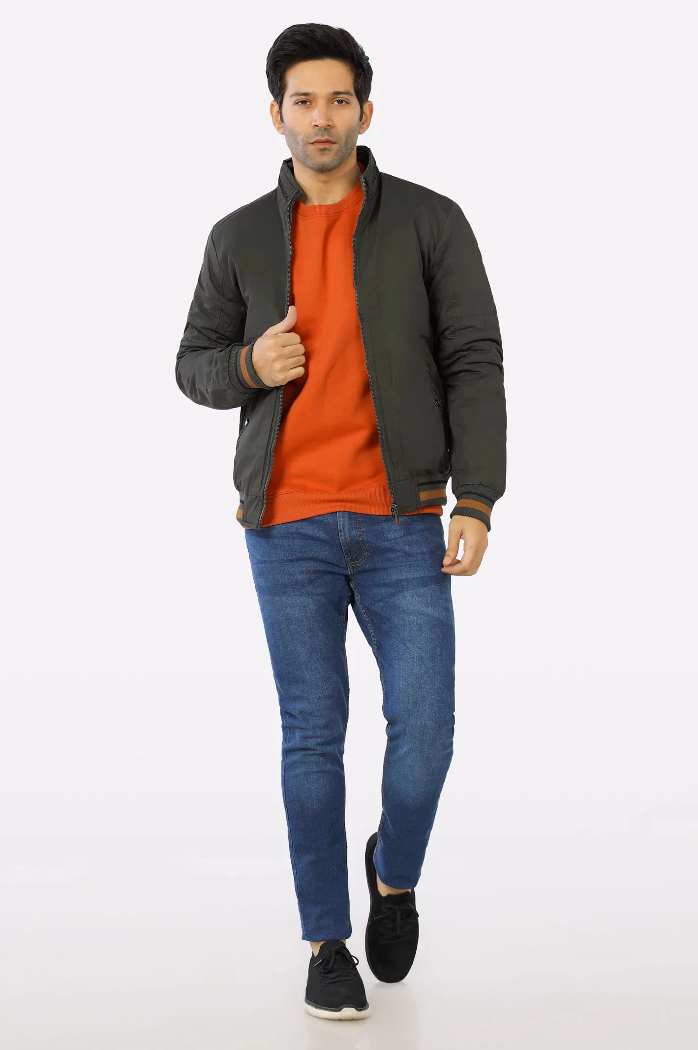 Green Reversible Men's Jacket
