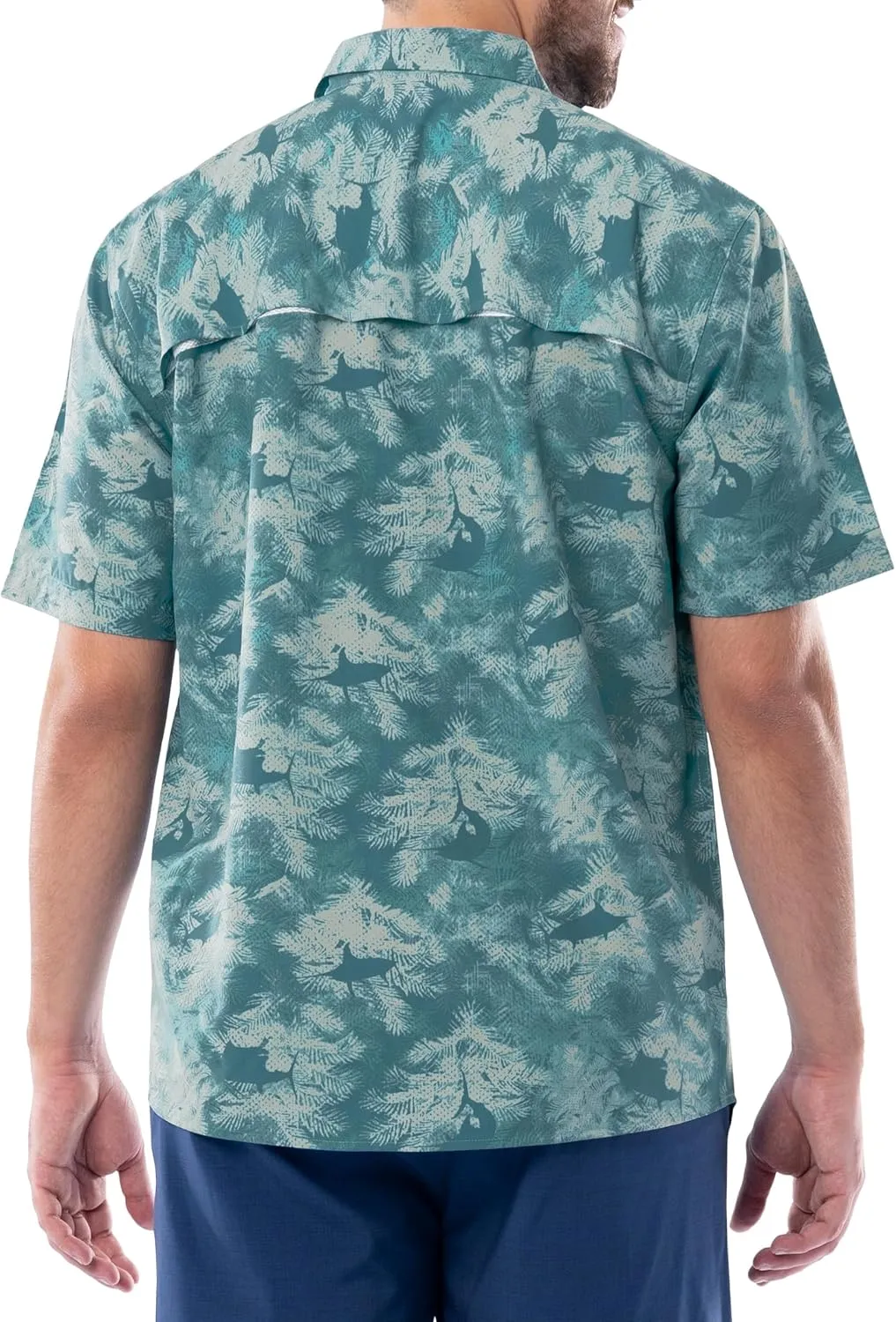 Guy Harvey Men's Short Sleeve Performance Fishing Shirt