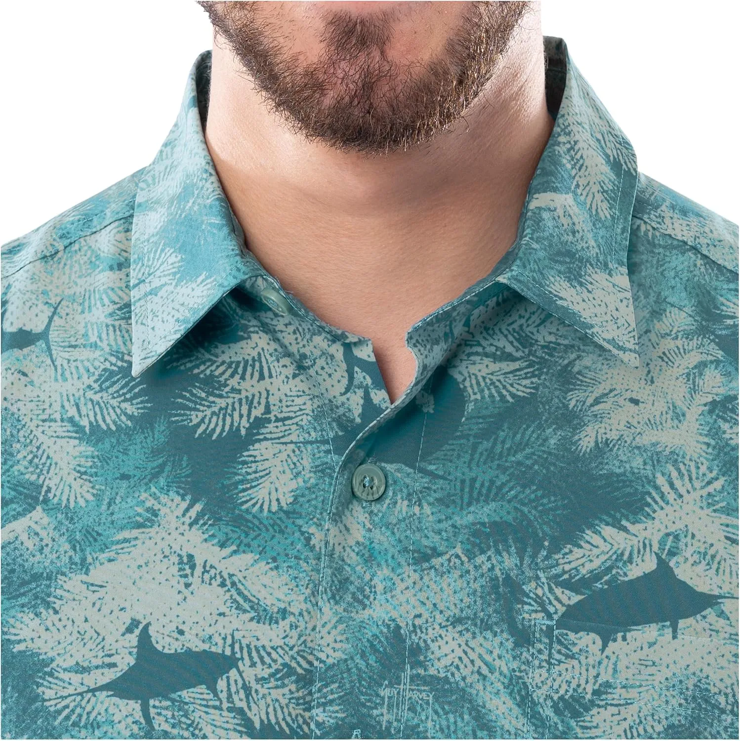 Guy Harvey Men's Short Sleeve Performance Fishing Shirt